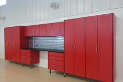 bright-red-garage-cabinets