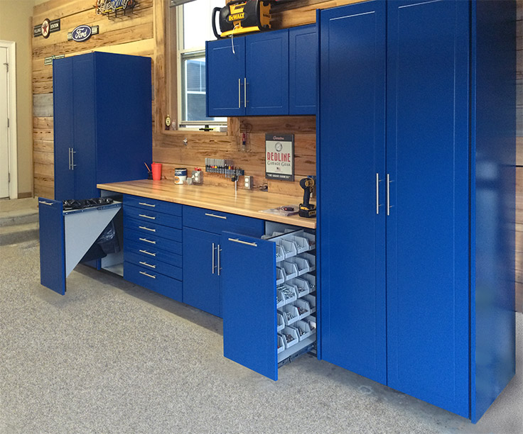 most extensive line of garage cabinets | redline garagegear