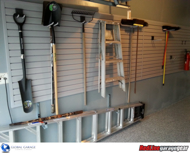 Slat Wall Panels Accessories RedLine garagegear