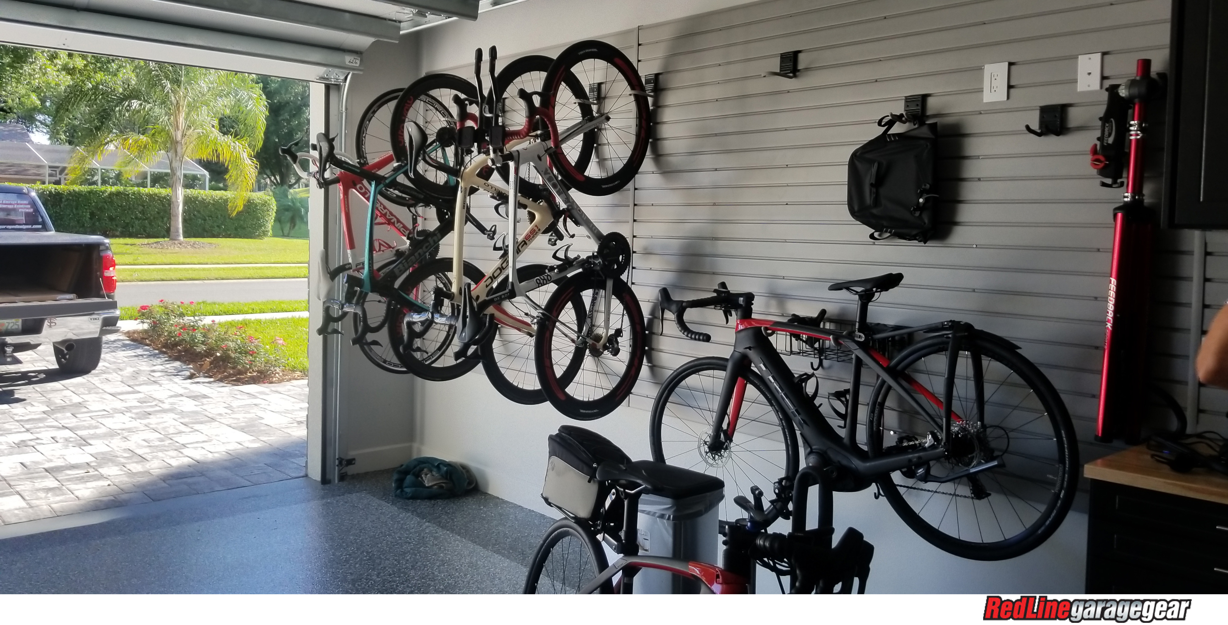 Garage Bike Storage Solution For A Dedicated Cyclist In Central